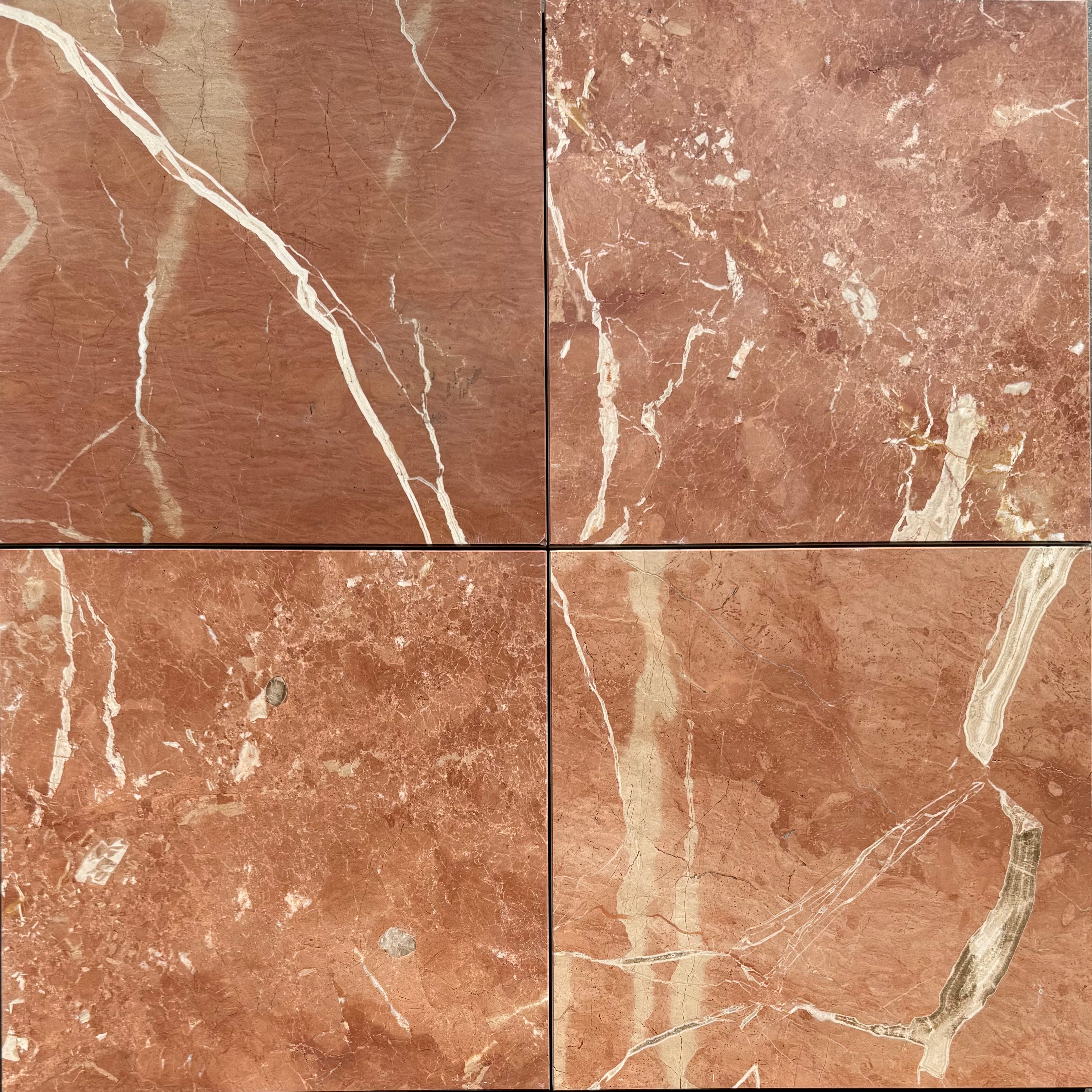 画材 Red Marble Genuine Rojo Alicante Marble 12x12 Polished/Honed – Tilehouz