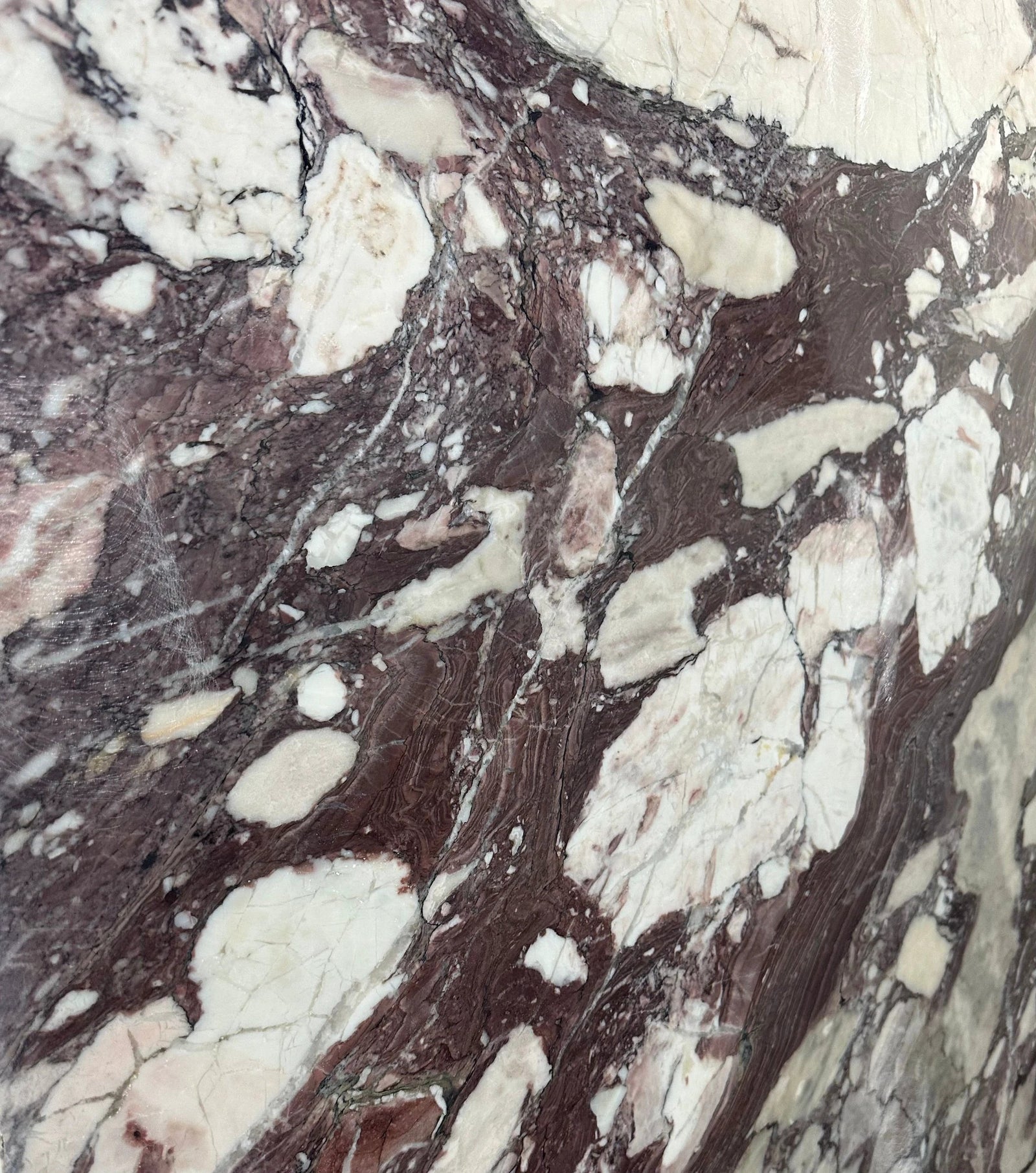 Calacatta Viola Marble Tile 12x24, burgundy marble with white veining by Tilehouz for wall & ceiling.