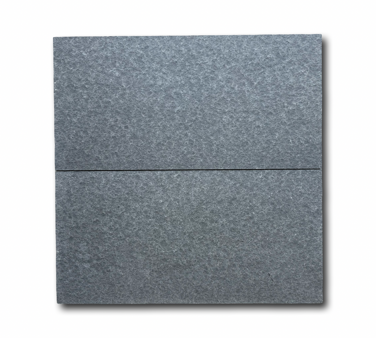Basalt wall tile, black 12x24 with flamed and brushed finish