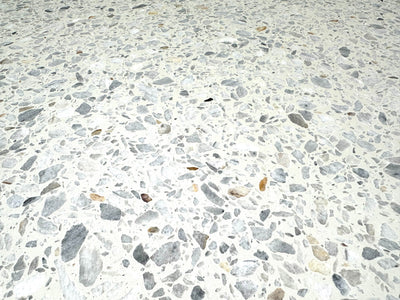 Terrazzo Arctic White Polished Tile 24x24