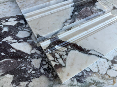 Calacatta Viola Marble Baseboard