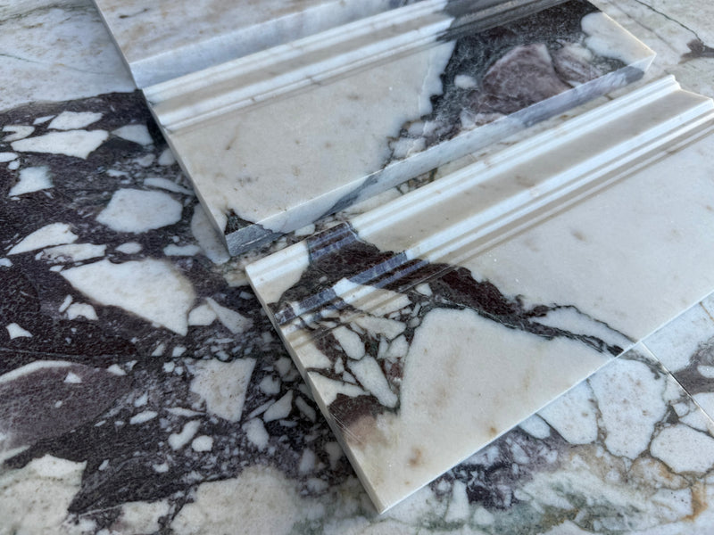 Calacatta Viola Marble Baseboard