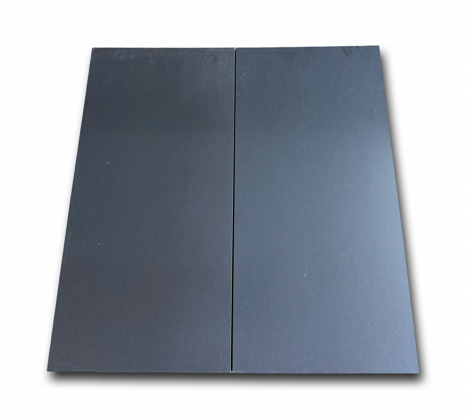 Black basalt stone tile 12x24 honed, pair of wall & ceiling tiles