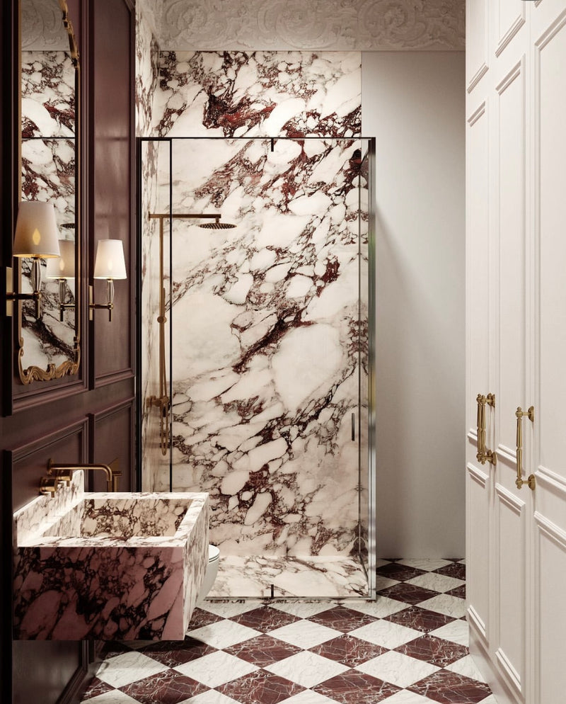 Rosso Levanto Premium Marble 12x12 Tile