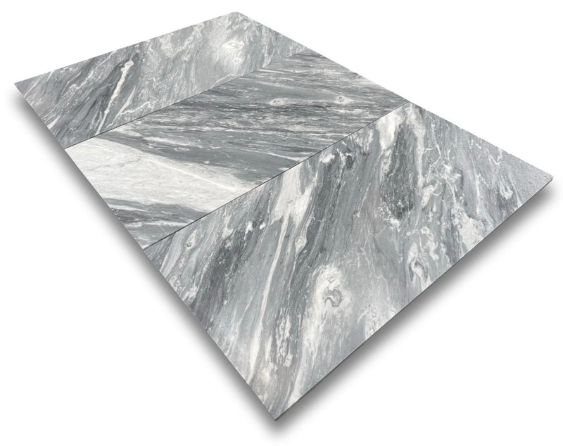 Bardiglio Nuvolato Italian Marble 12x24 Tile Polished/Honed
