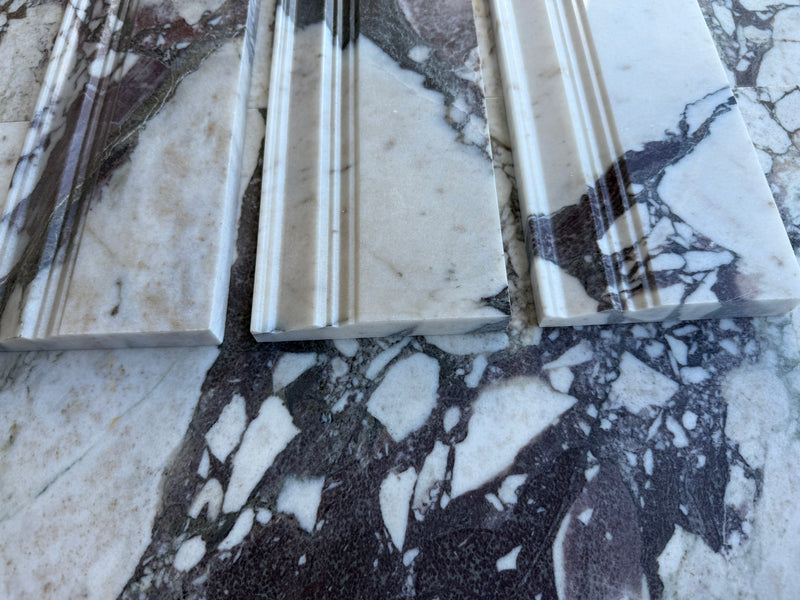 Calacatta Viola Marble Baseboard