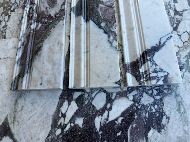 Calacatta Viola Marble Baseboard