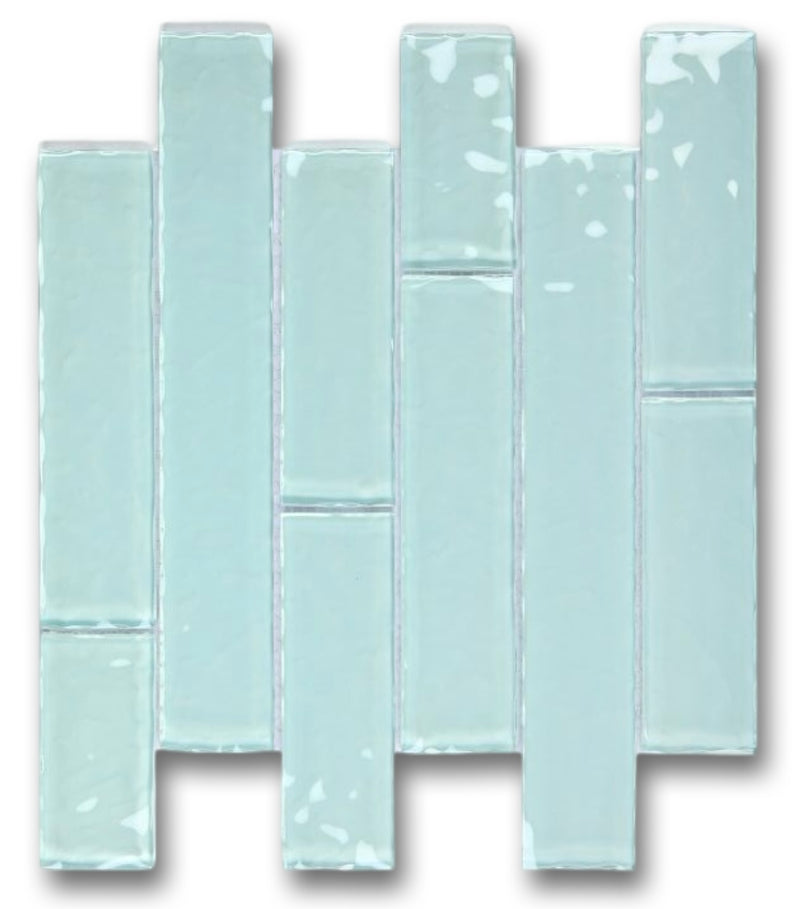 Ripple Turquoise Glass 11.75x11.75