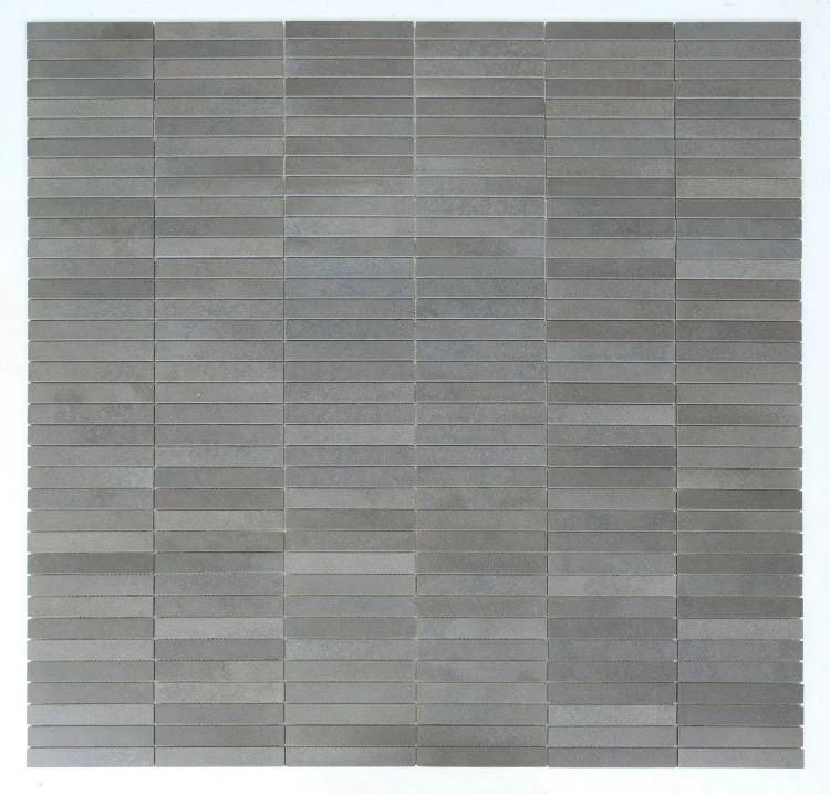 Black Basalt Stone 1x6 Slot Mosaic tile for wall & ceiling use, Tilehouz