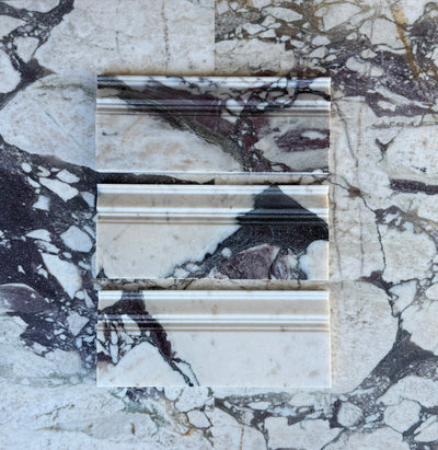 Calacatta Viola Marble Baseboard