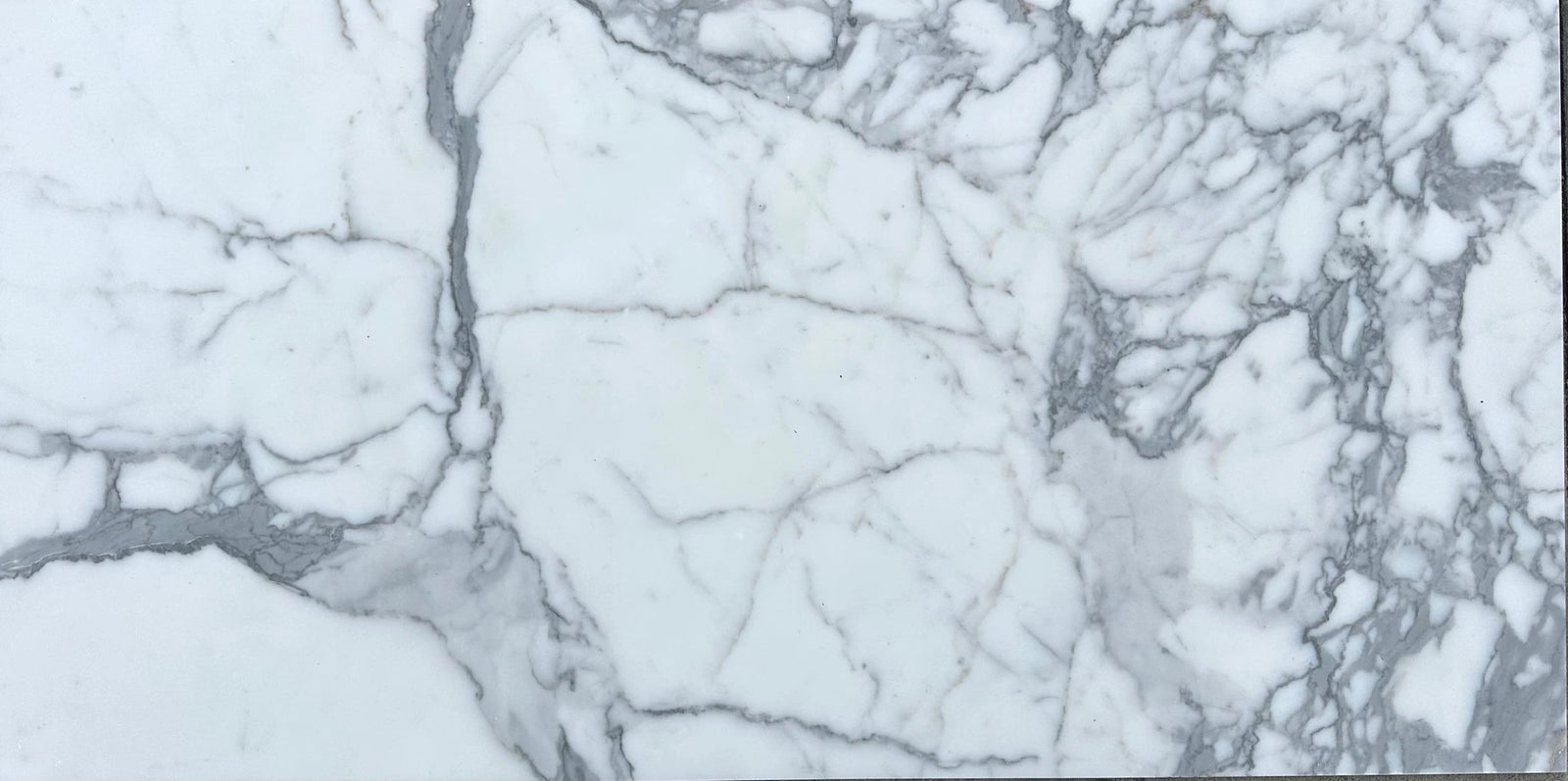 Statuario marble tile, Italian honed white marble with gray veining, 18x36 wall & ceiling tile