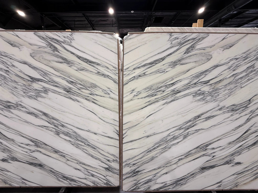ARABESCATO CORCHIA marble slab, honed with gray veining, Tilehouz countertop slab 116x71
