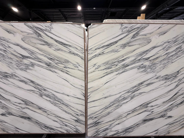 ARABESCATO CORCHIA marble slab, honed with gray veining, Tilehouz countertop slab 116x71