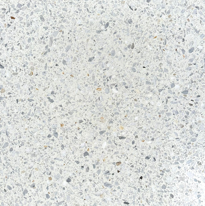 Terrazzo Arctic White Polished Tile 24x24