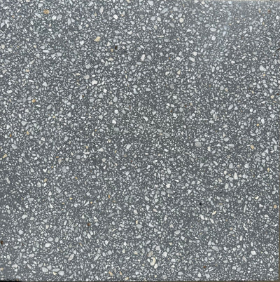 Terrazzo Medium Gray Polished Tile 24x24