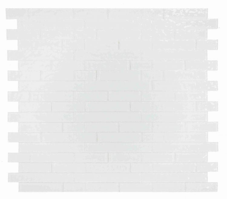 Ripple White Glossy Glass 11.75x11.75