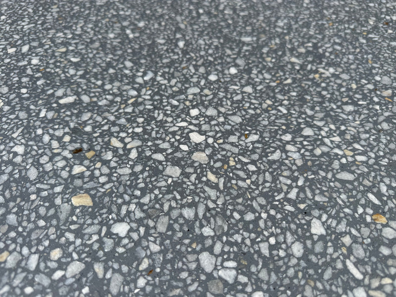 Terrazzo Medium Gray Polished Tile 24x24
