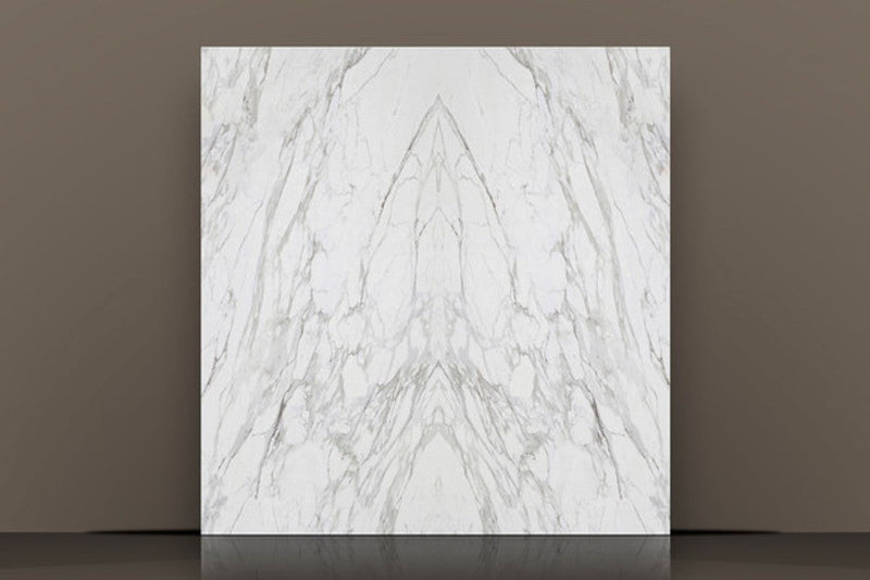 CALACATTA WOW TECH SIDE B" 1/2" SATIN SLAB 126 x 63