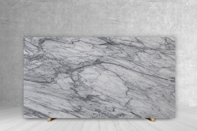 MARBLE WHITE SUPER POLISHED SLAB  + AZEROCARE 3/4 108 x 68