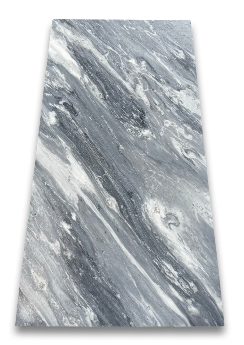 Bardiglio Nuvolato Italian Marble 12x24 Tile Polished/Honed