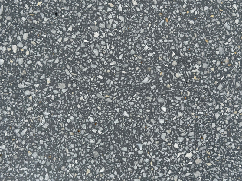 Terrazzo Medium Gray Polished Tile 24x24
