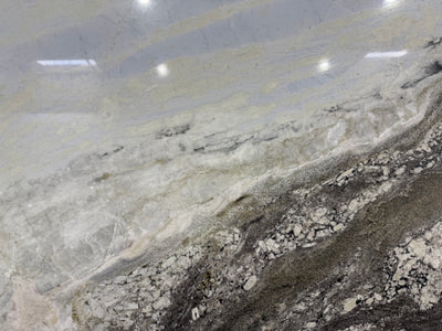 MARBLE DALMATA BLUE POLISHED SLAB 122x77