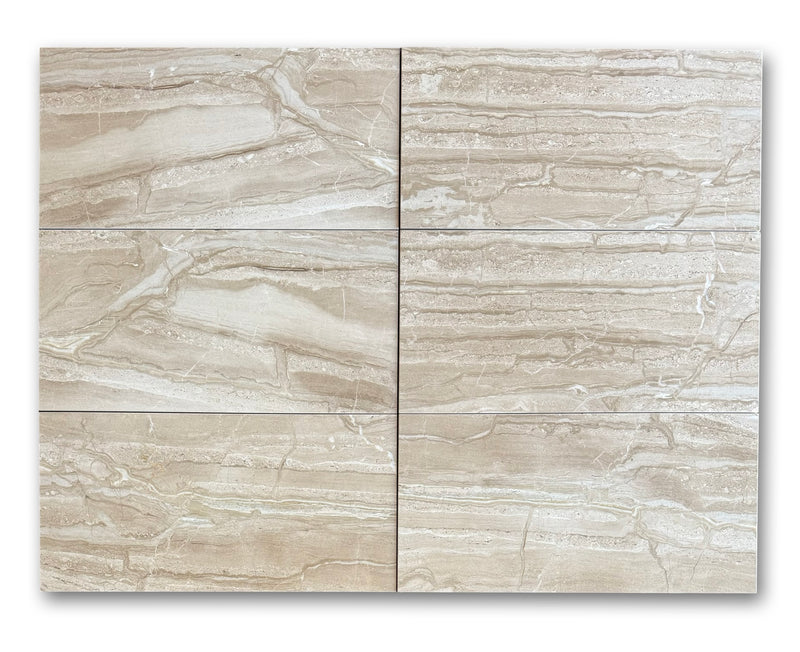 Italian Daino Reale Marble Tile 12x24