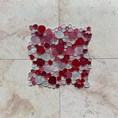 Cherry Blossom 12x12 Polished Pink Marble