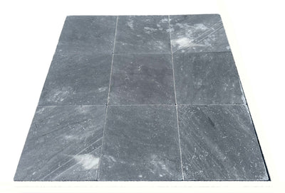 Bardiglio Imperiale Premium Italian Marble 12x12 Tumbled Tile