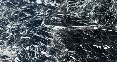 Asian Marquina Noir 12x12 Polished