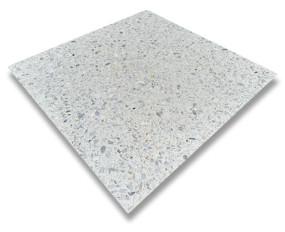 Terrazzo Arctic White Polished Tile 24x24