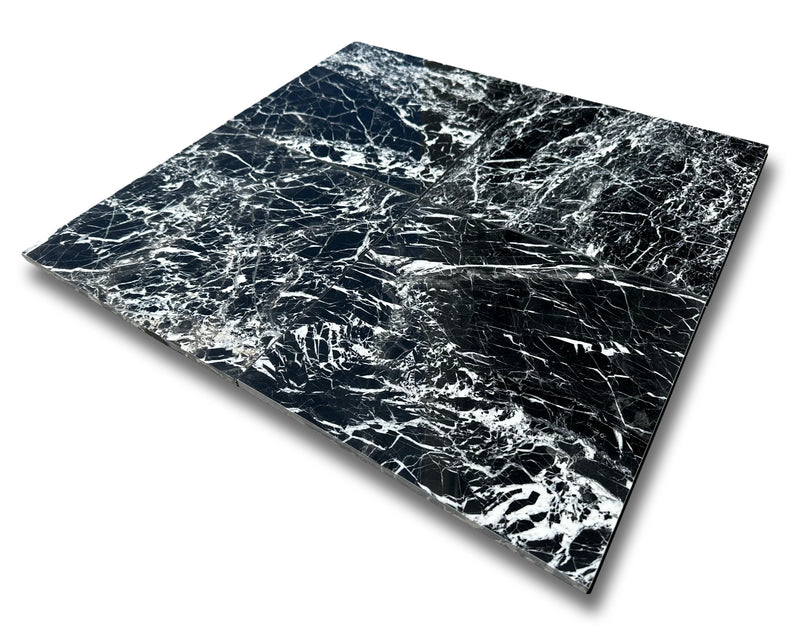 Asian Marquina Noir 12x12 Polished