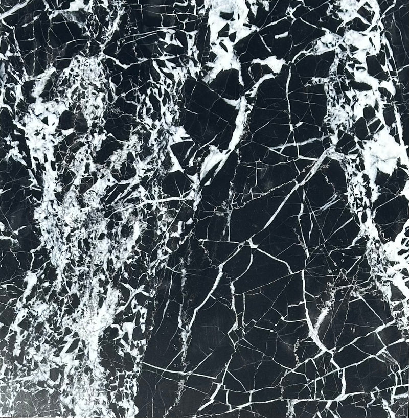 Asian Marquina Noir 12x12 Polished
