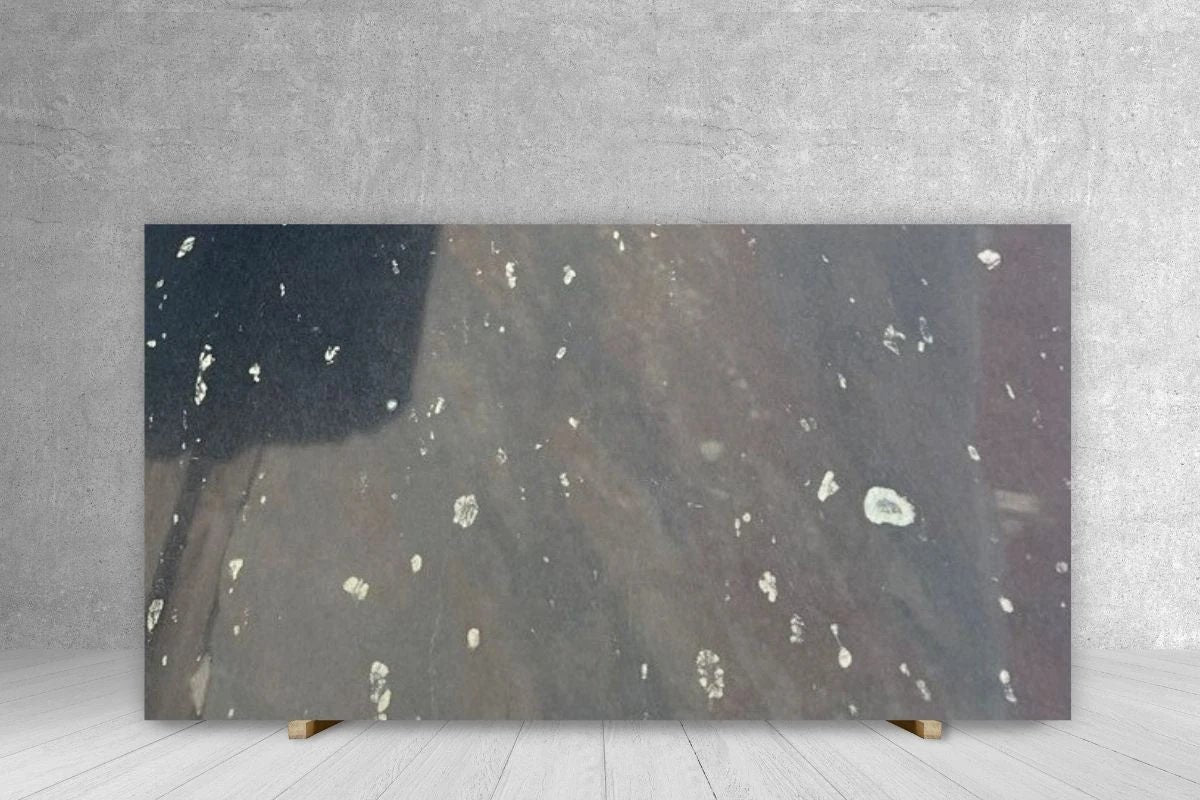 Granite Sea Black polished slab countertop, 110 x 54, 3/4 in thickness