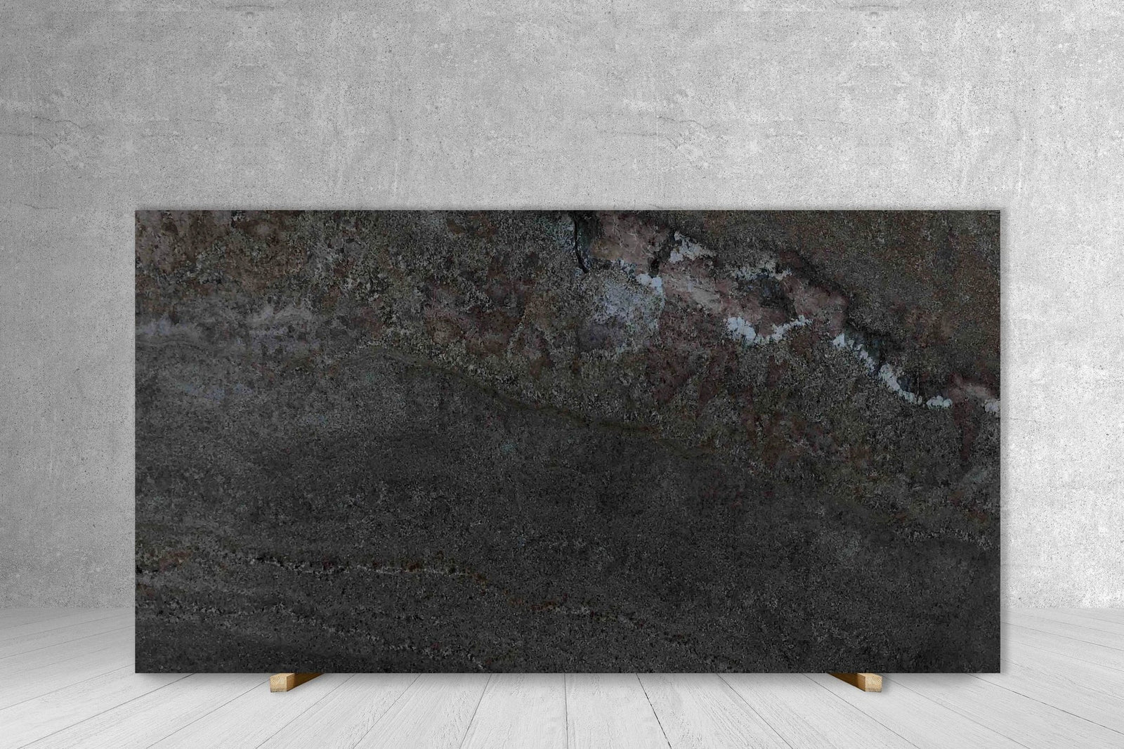Granite Slab Costa Dourada, polished dark countertop slab, 115 x 61