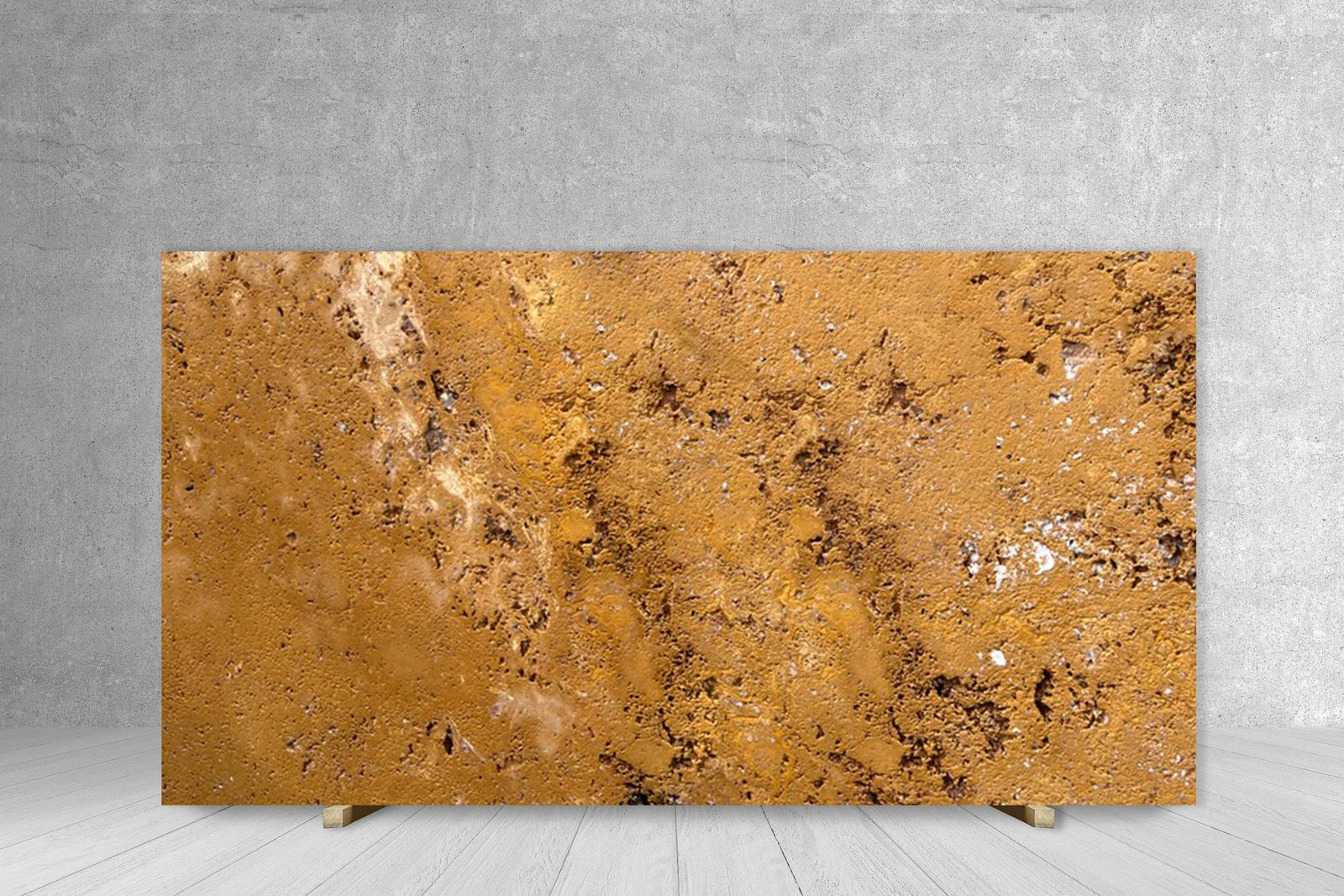 Granite slab Tilehouz Golden Sienna, tumbled finish, 107 x 52 countertop