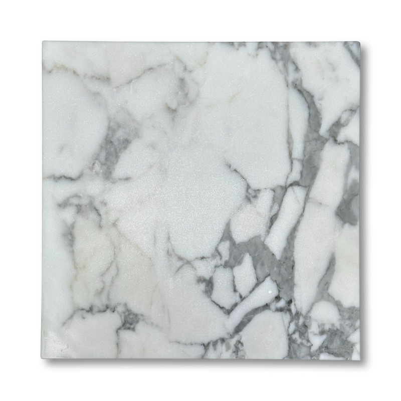 Statuario Premium Italian Marble 12x12 Tile Polished&Honed