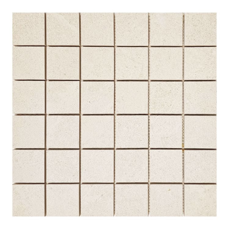 Tune Ivory 2x2 Square Mosaic 12 x 12