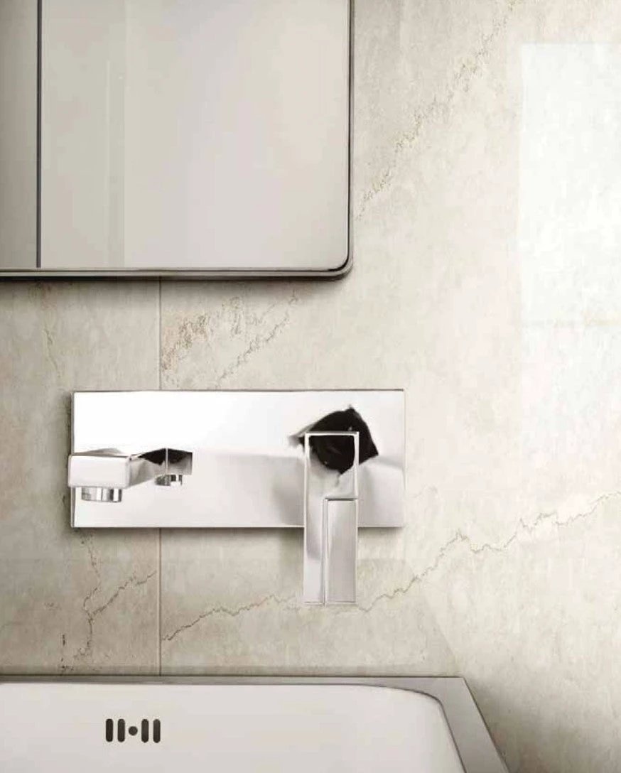 Imperial white porcelain tile 12x24; white wall tile with subtle gray veining