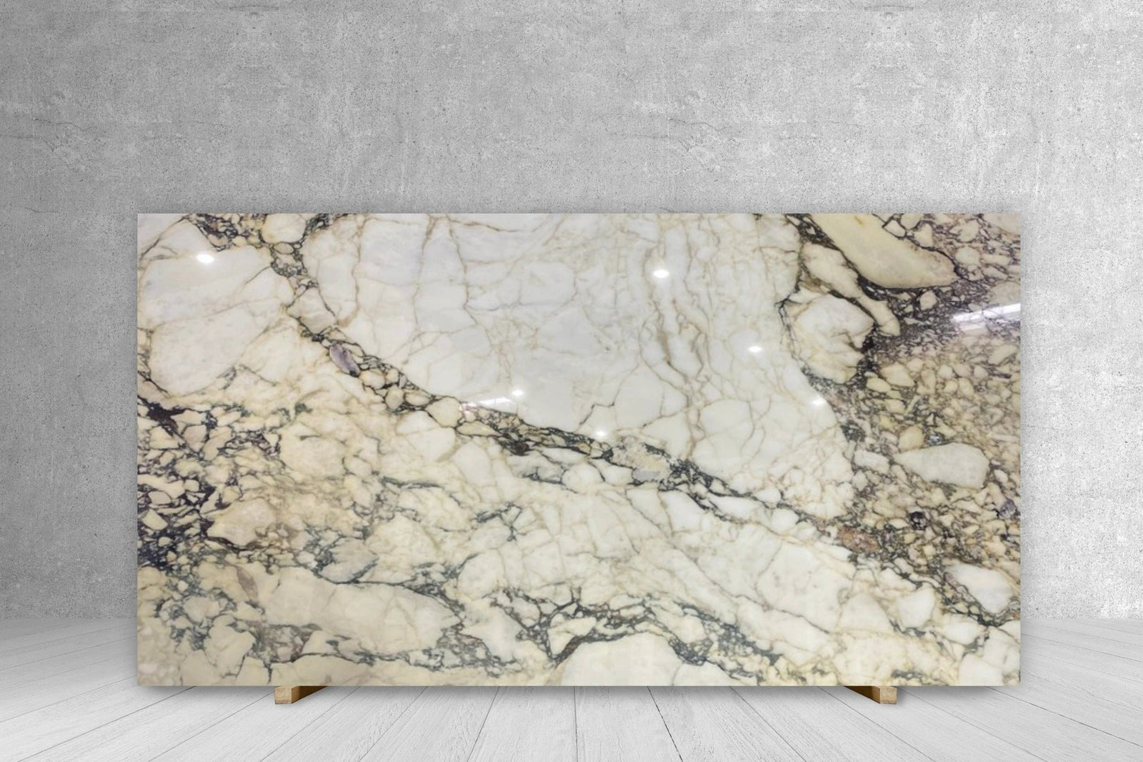 Marble slab Tilehouz Calacatta Viola Supreme polished, 124 x 70 cm countertops