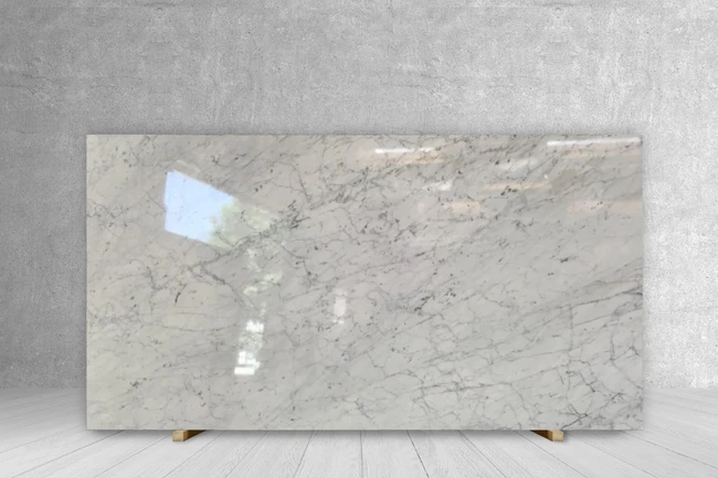 Bianco Gioia marble slab by Tilehouz, polished countertop slab 112 x 76 cm