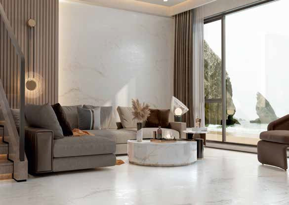 CRYSTAL WHITE MATTE PORCELAIN TILE 24X48