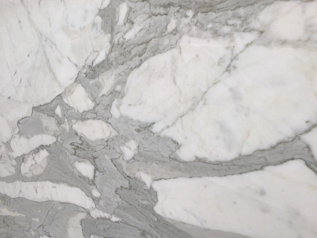 Marble slab STATUARIO ANTOLINI Tilehouz, polished, white with gray veining, 121x78 cm