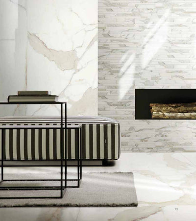 CALACATTA PURE PORCELAIN TILE 12X24 POLISHED