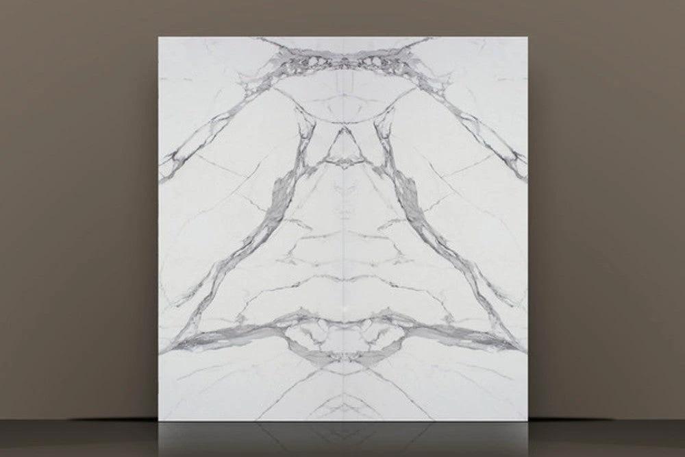 STATUARIO EXTRA TECH porcelain slab, satin finish, 1/2 in thick, 126 x 63, Tilehouz countertops