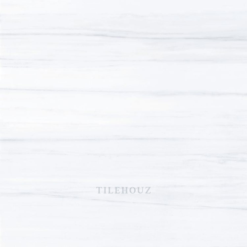 AN Dolomite Supreme Matte 36x36 porcelain tile, white marble with subtle gray veining, by Tilehouz