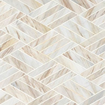 Agoura Marble Polished Rhombus Mosaic