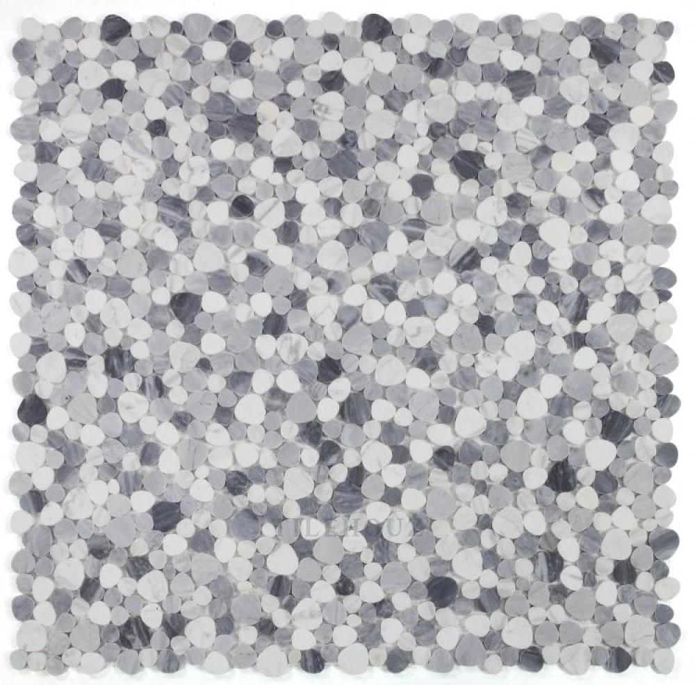 Aphrodite Calacatta Grey 12x12 marble mosaic tile by Tilehouz for walls