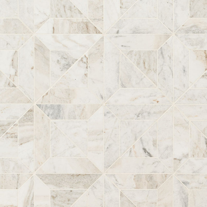 Arabescato Venato White Argyle Honed