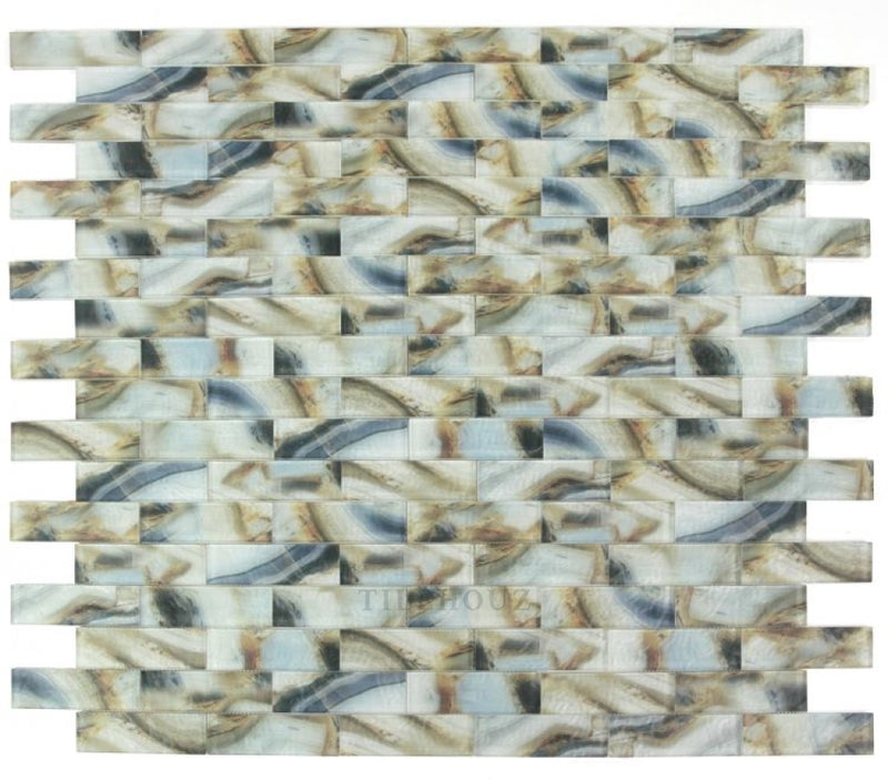 Art Onyx Mauna 11.75 X Glass Mosaic Tile